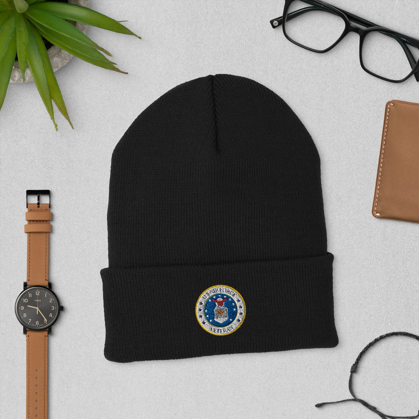 USAF Veteran Cuffed Beanie