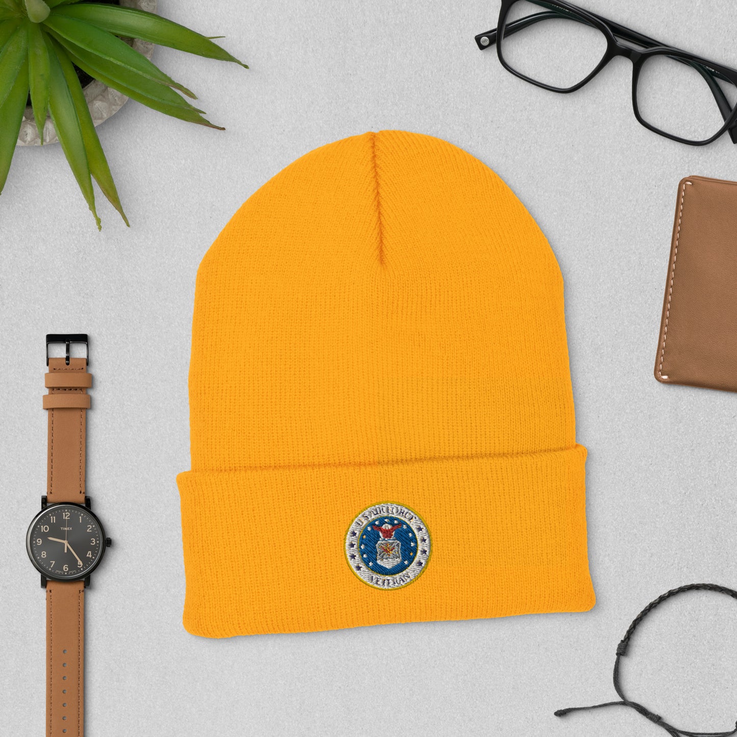 USAF Veteran Cuffed Beanie