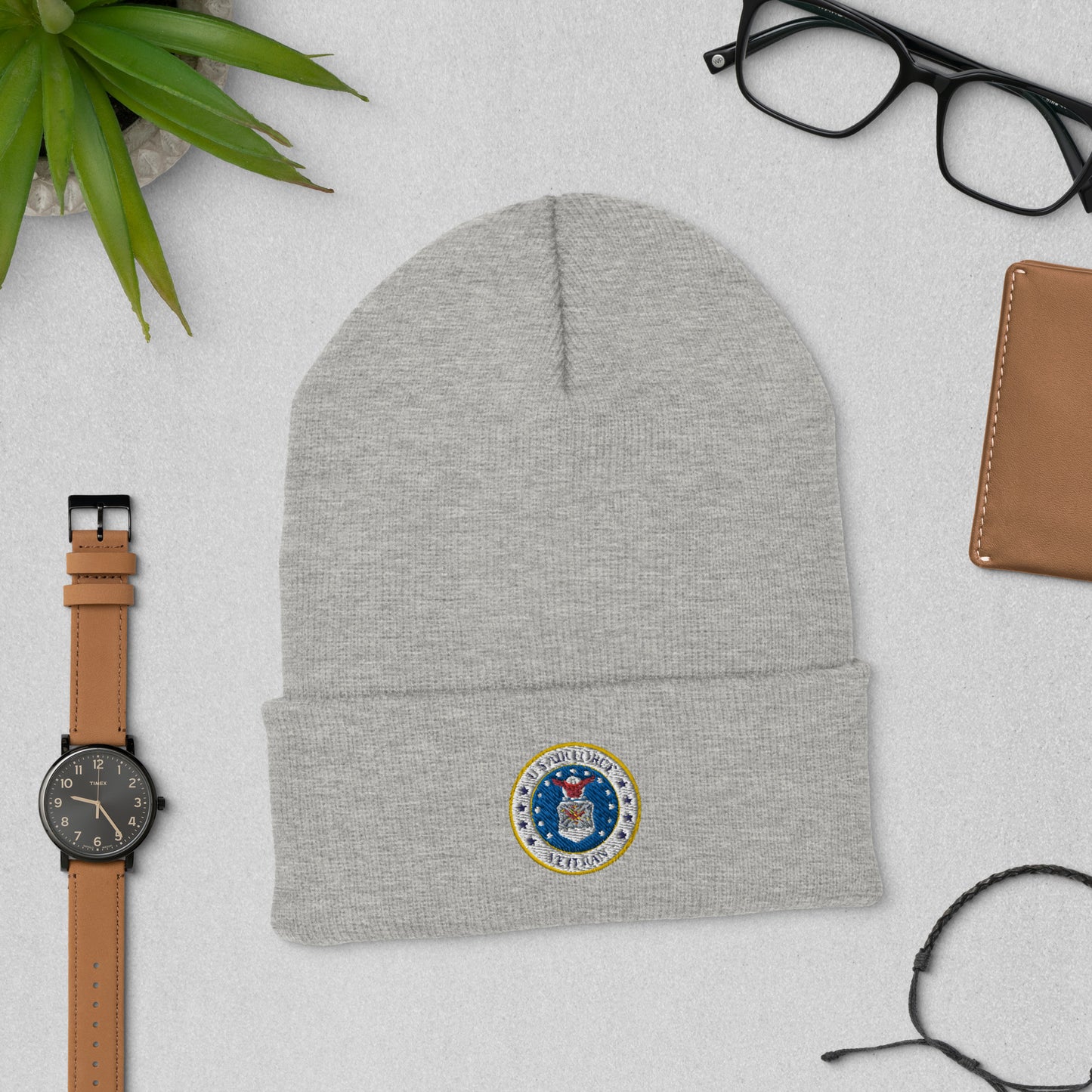 USAF Veteran Cuffed Beanie