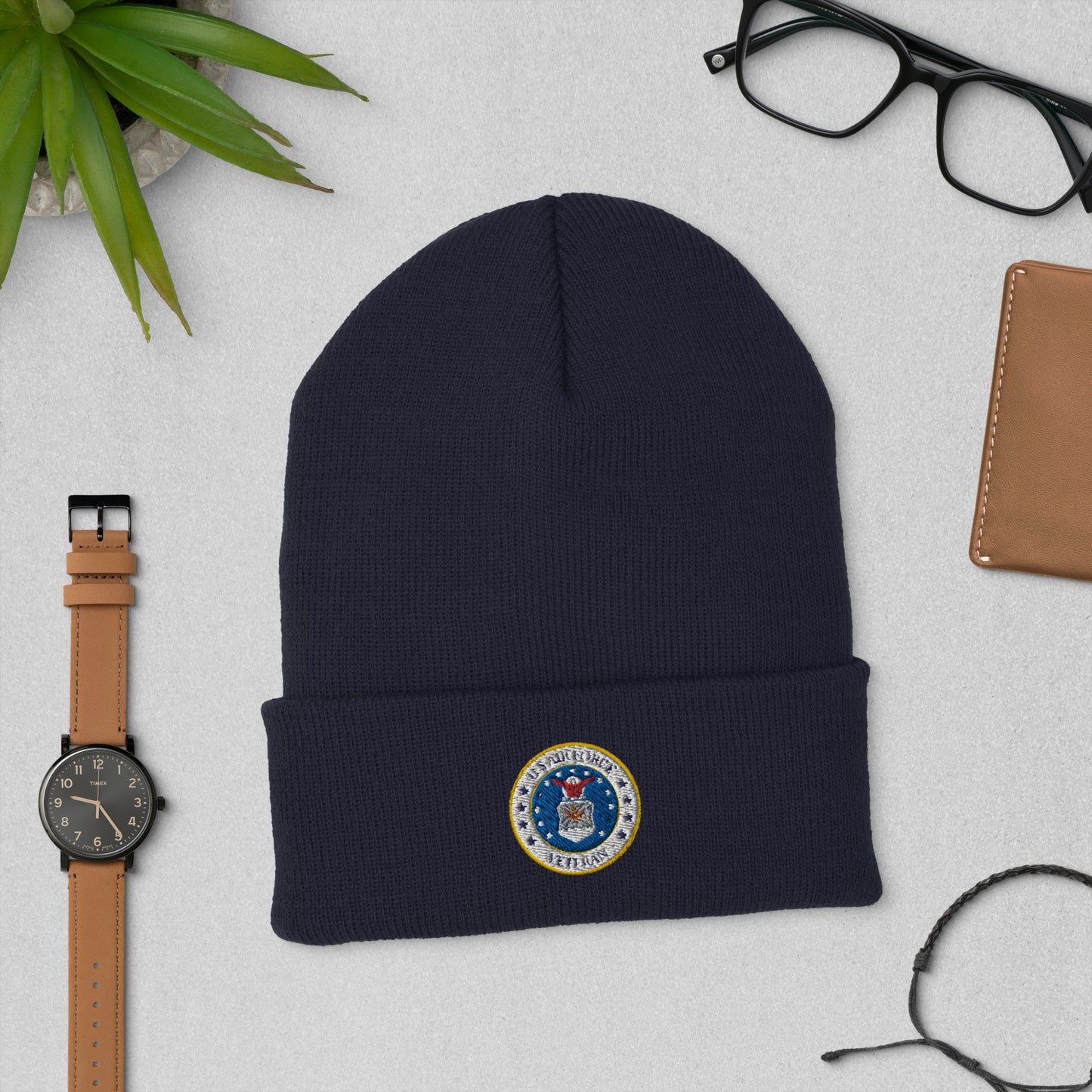 USAF Veteran Cuffed Beanie