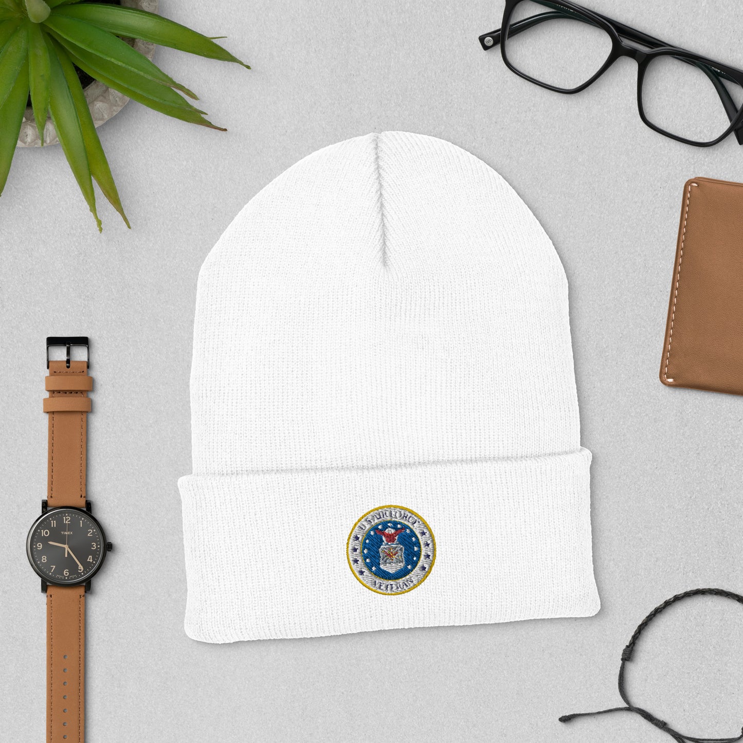 USAF Veteran Cuffed Beanie
