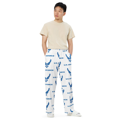 USAF All-over Print Unisex Wide-leg Pants