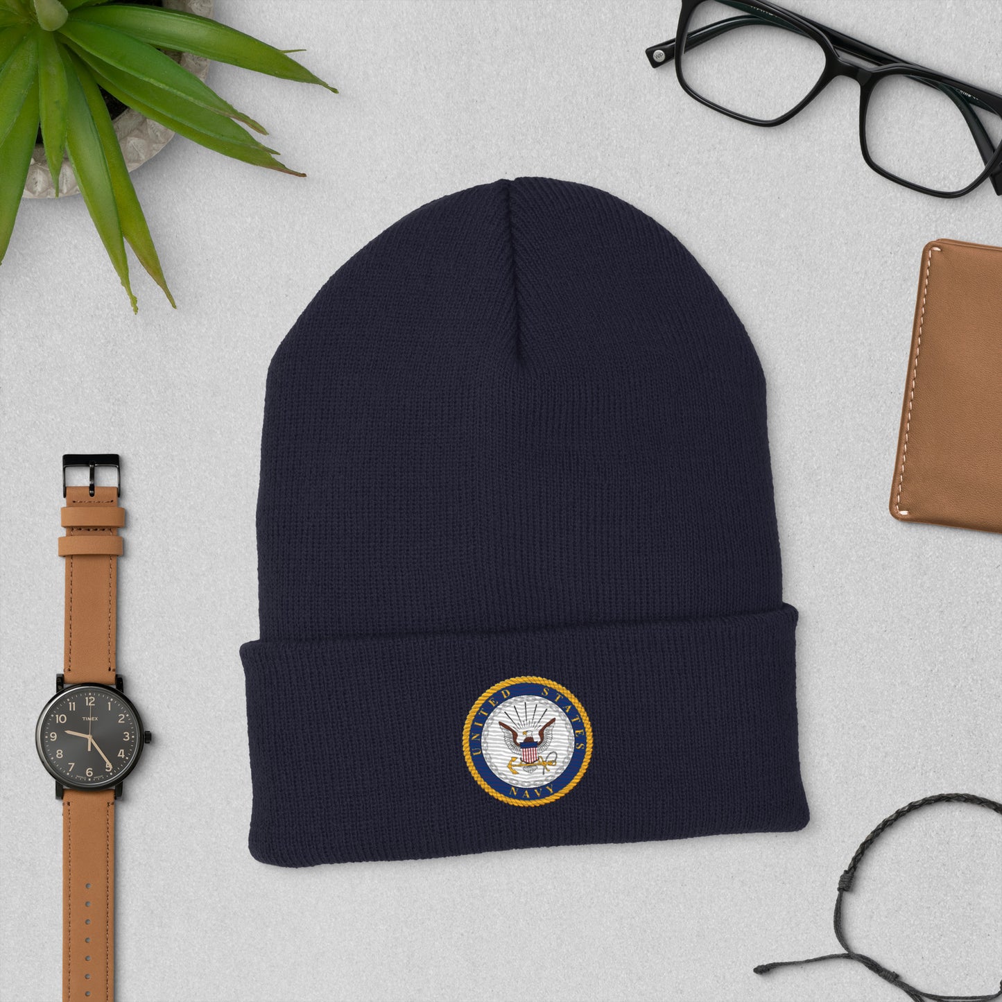 US Navy Cuffed Beanie