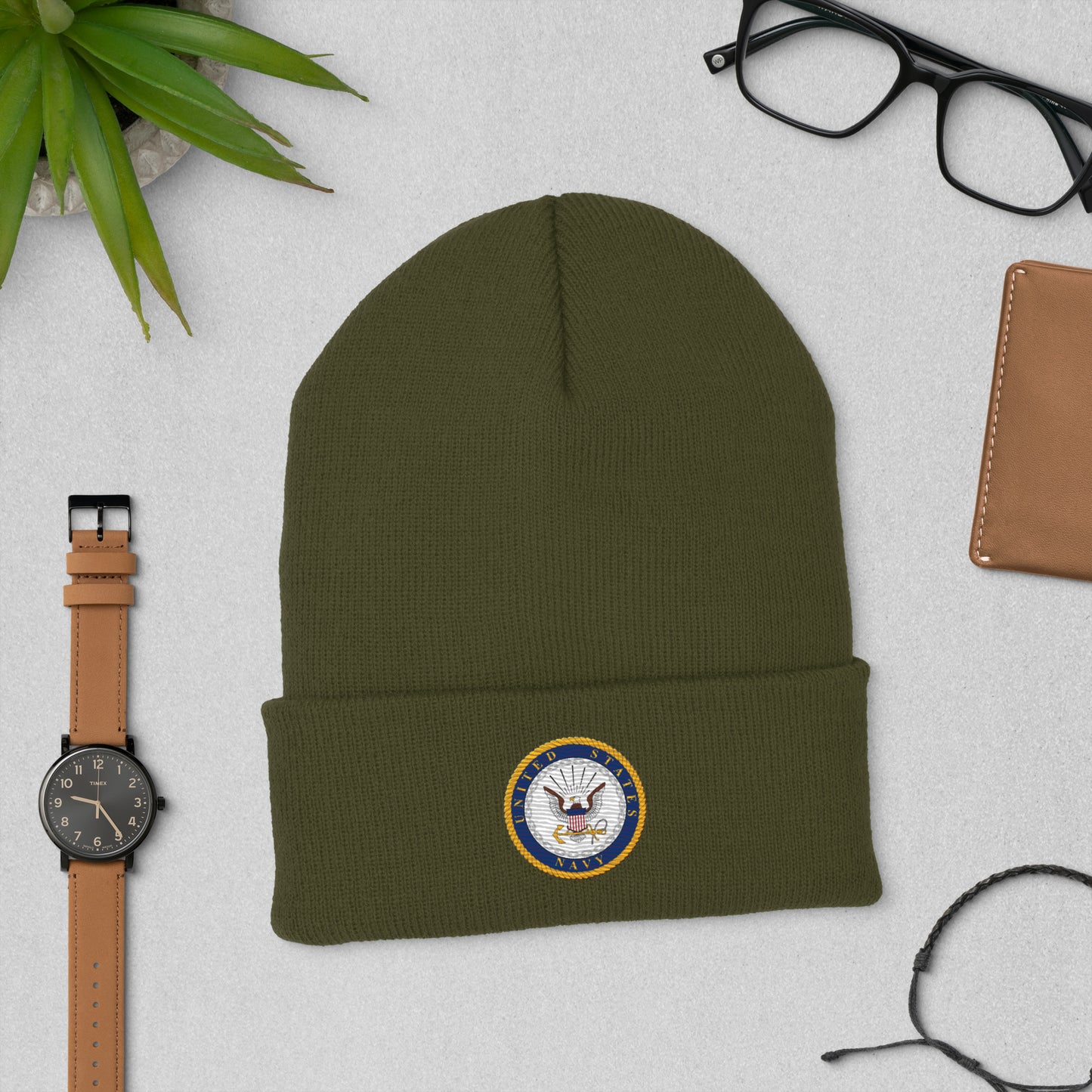 US Navy Cuffed Beanie