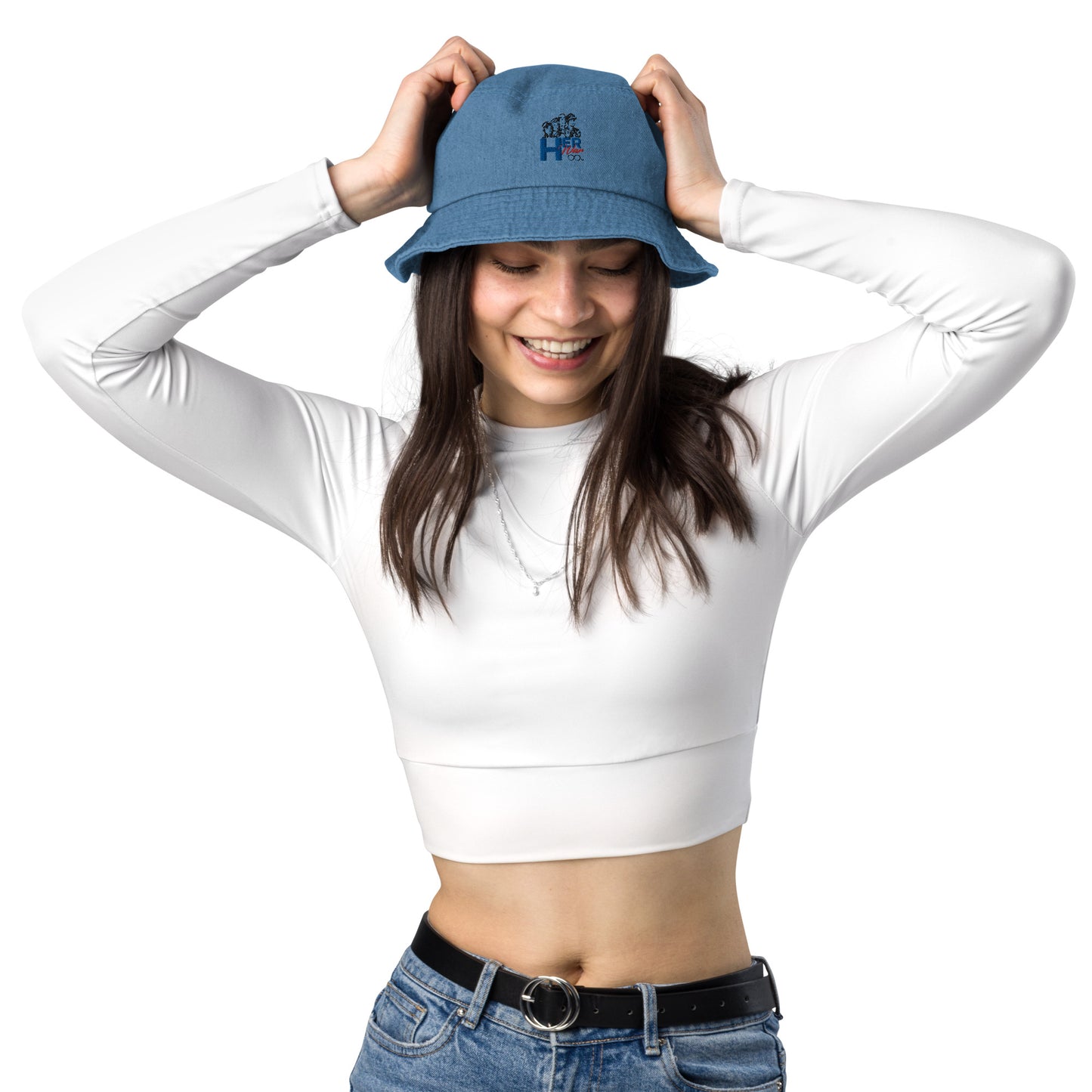 Her War Too™ Denim bucket hat