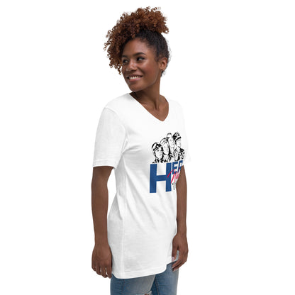 Her War Too™ Unisex Short Sleeve V-Neck T-Shirt