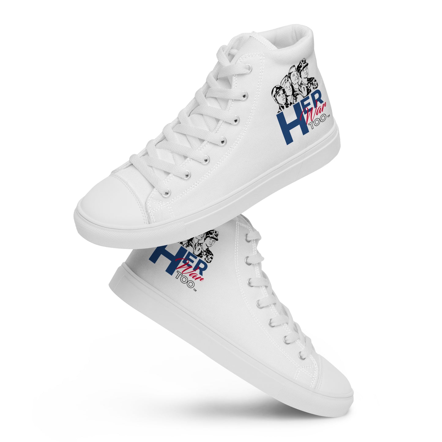 Her War Too™ Women’s High Top Canvas Shoes