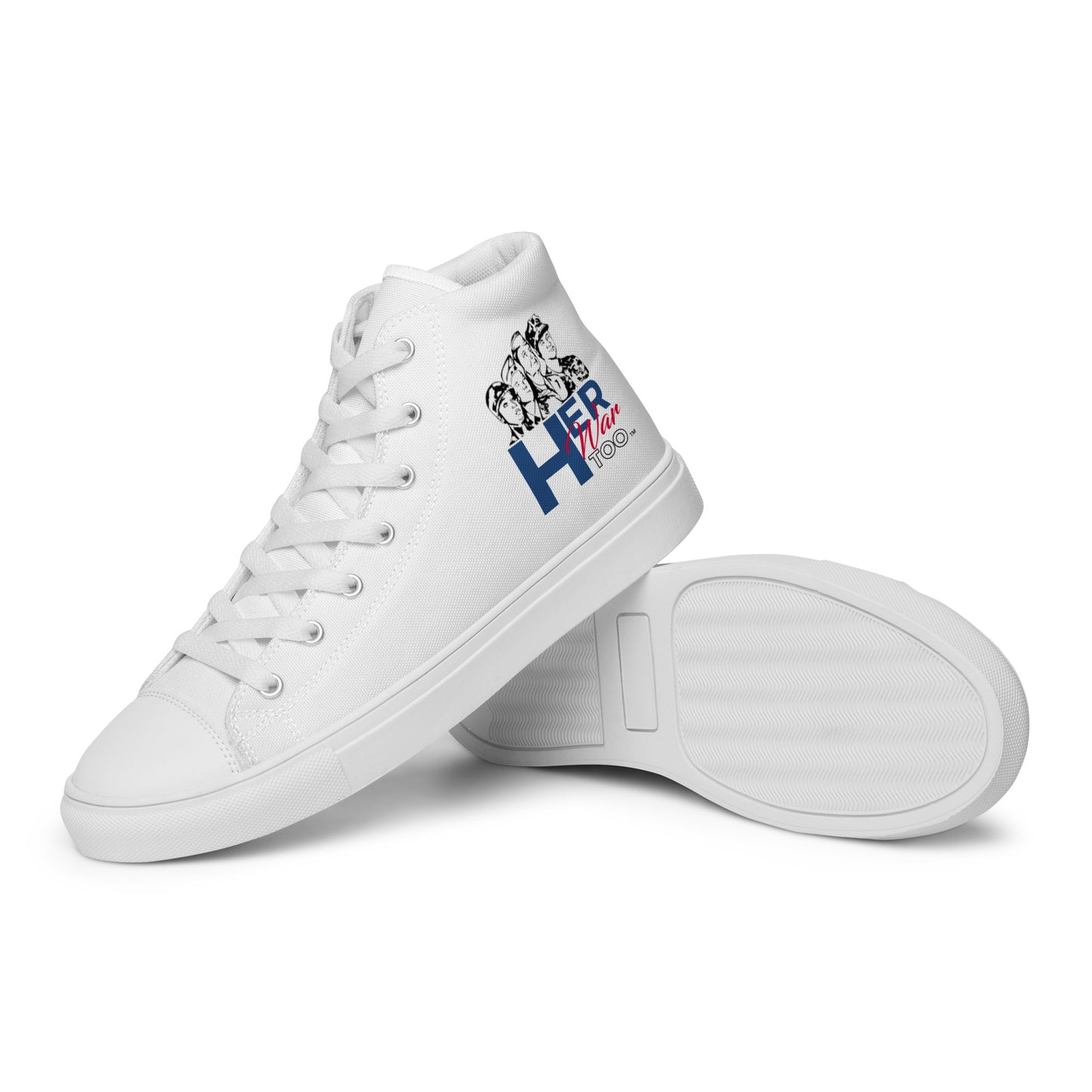 Her War Too™ Women’s High Top Canvas Shoes