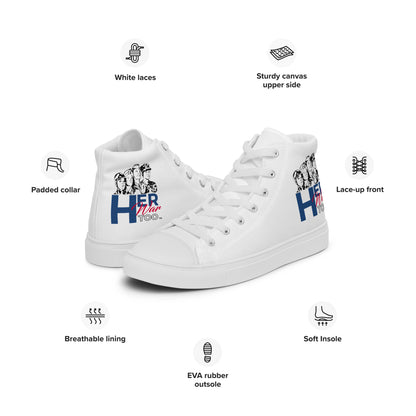 Her War Too™ Women’s High Top Canvas Shoes