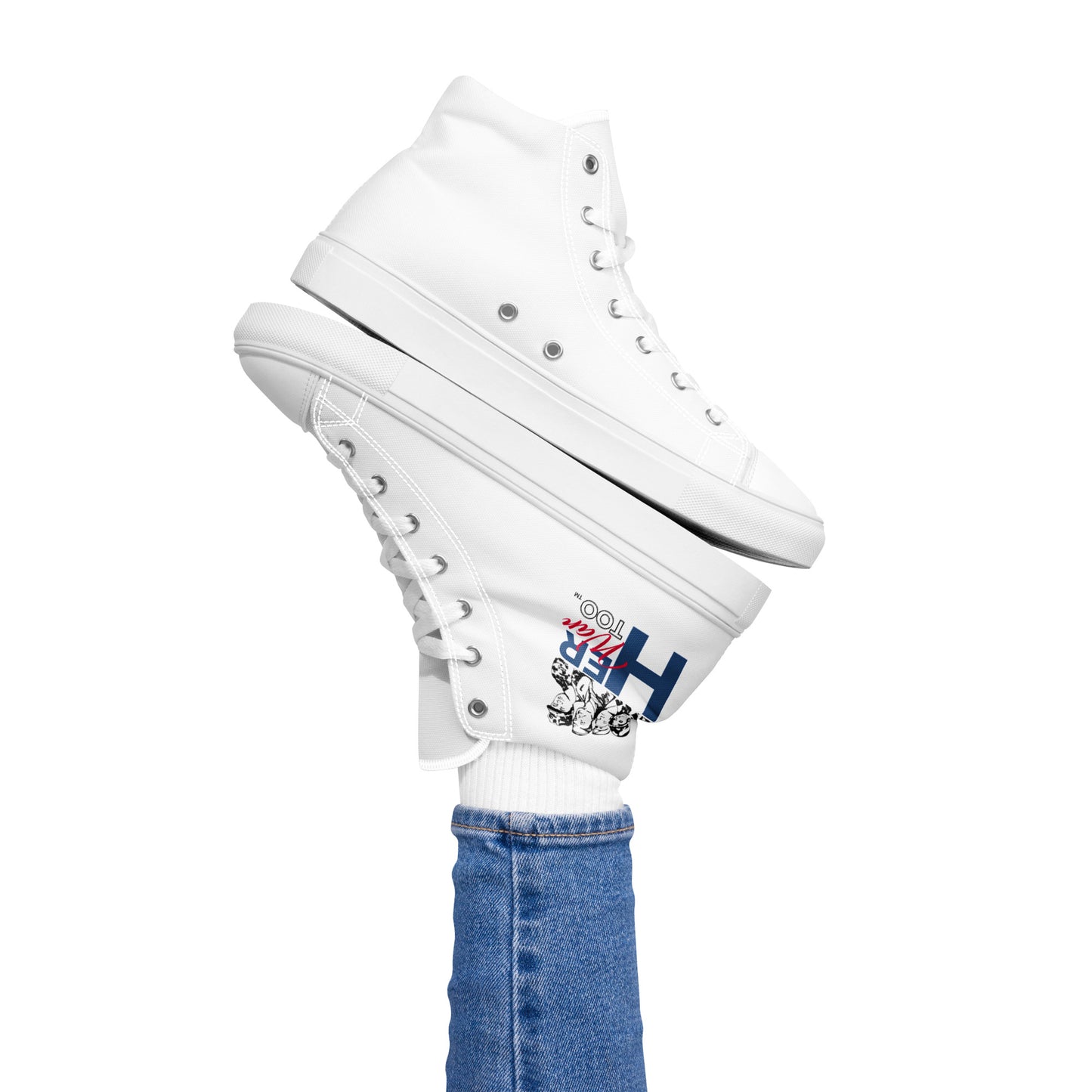 Her War Too™ Women’s High Top Canvas Shoes